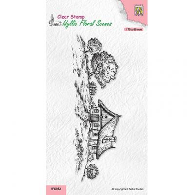 Nellies Choice Clear Stamp Slimline - Roses